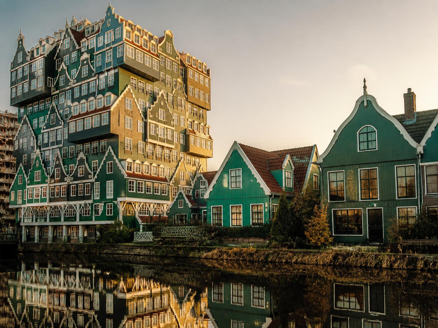Residential architecture in Zaandam